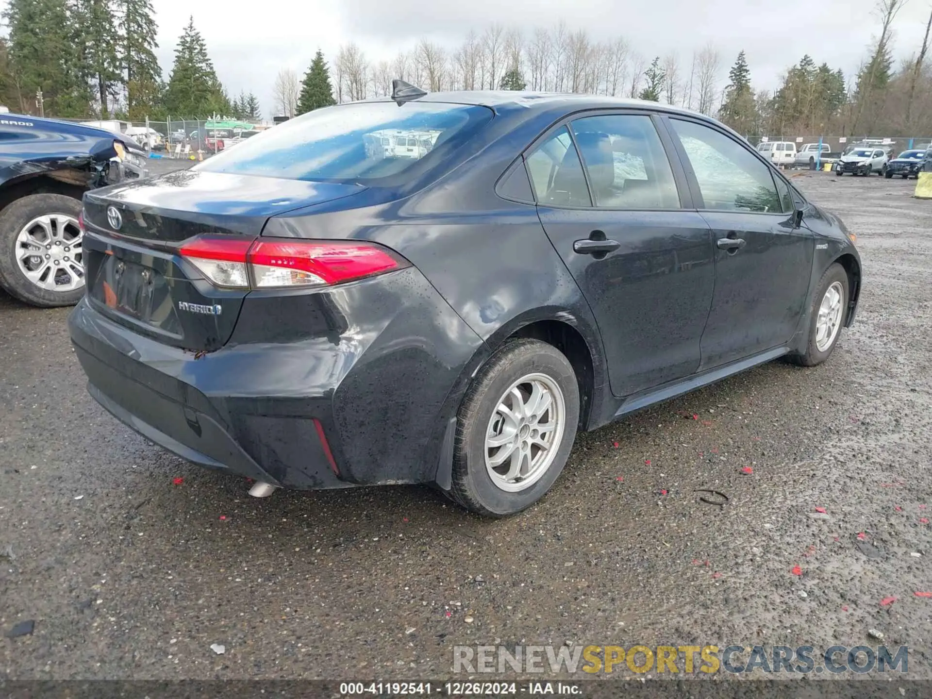 4 fotografías del automóvil dañado JTDEBRBE0LJ012466 TOYOTA COROLLA 2020