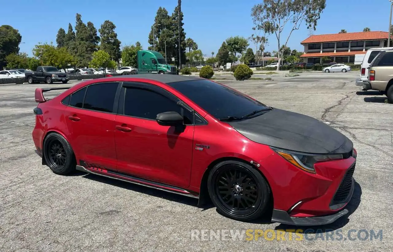 1 fotografías del automóvil dañado JTDEBRBE0LJ012841 TOYOTA COROLLA 2020