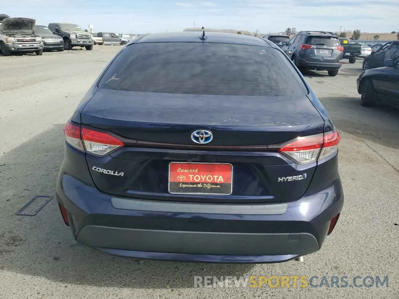 6 fotografías del automóvil dañado JTDEBRBE0LJ016856 TOYOTA COROLLA 2020