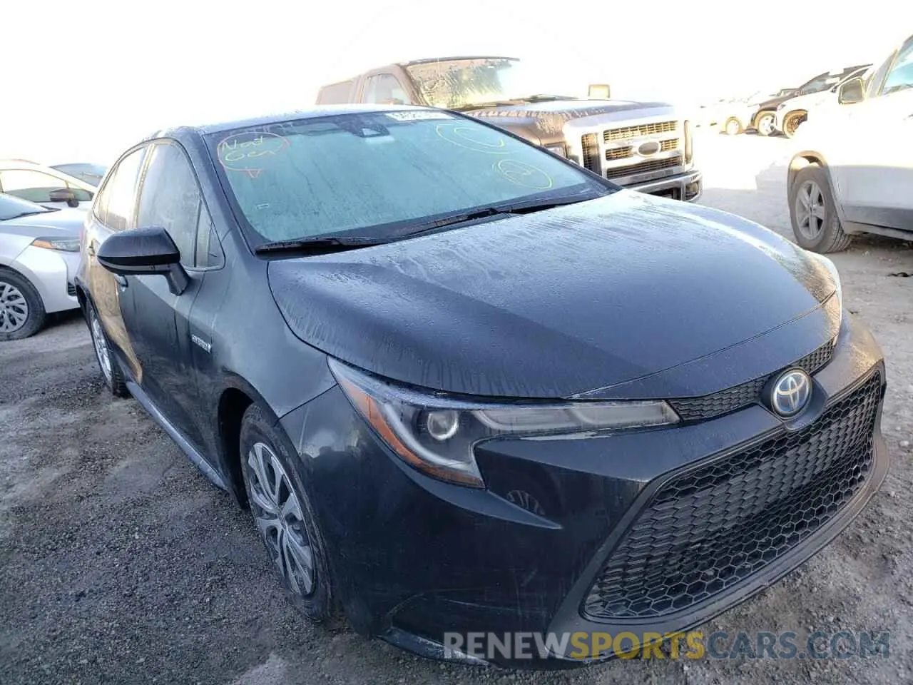 1 fotografías del automóvil dañado JTDEBRBE0LJ018820 TOYOTA COROLLA 2020