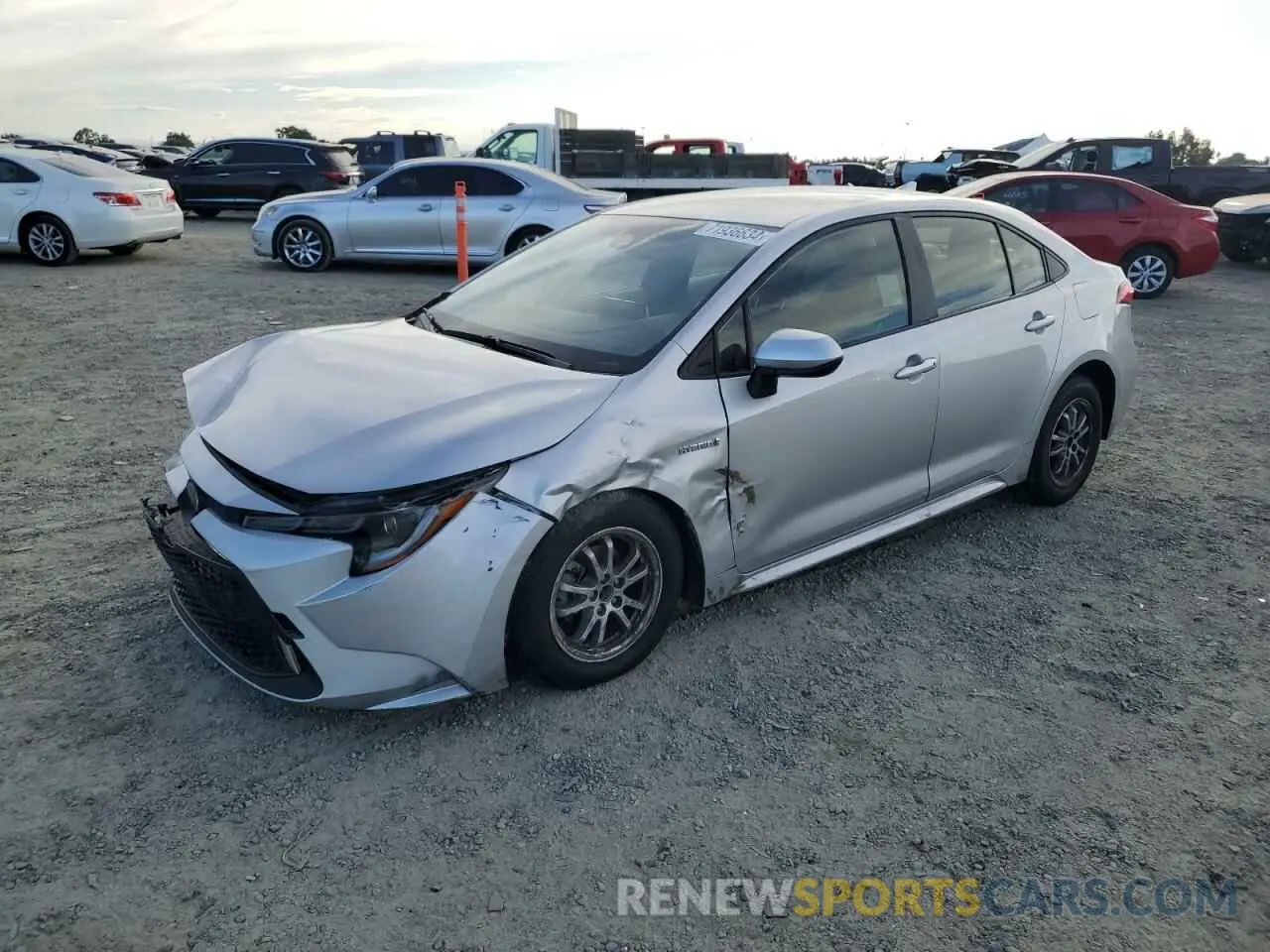 1 fotografías del automóvil dañado JTDEBRBE0LJ027047 TOYOTA COROLLA 2020