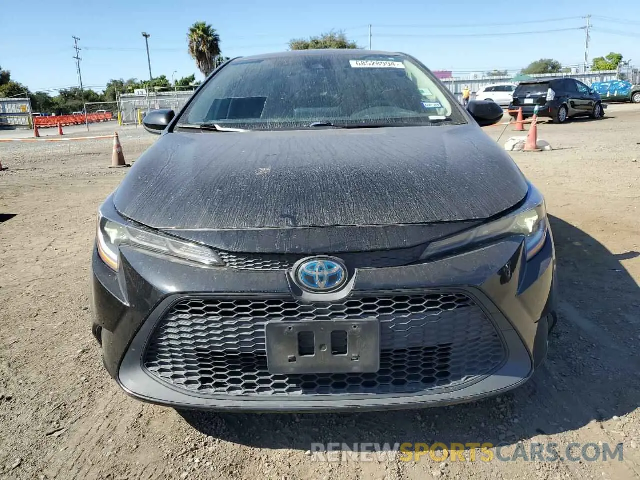 5 fotografías del automóvil dañado JTDEBRBE1LJ005073 TOYOTA COROLLA 2020