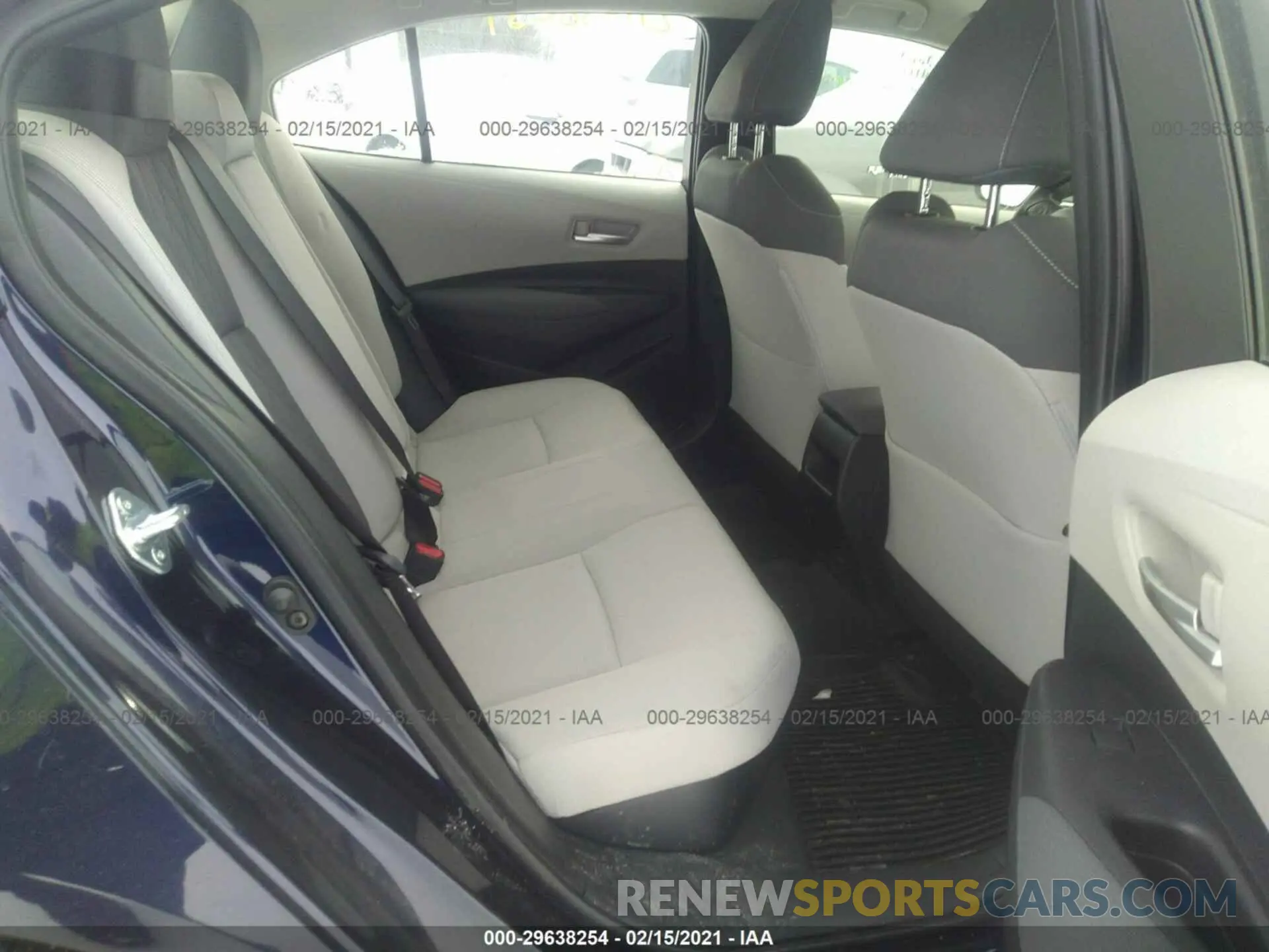 8 fotografías del automóvil dañado JTDEBRBE1LJ007812 TOYOTA COROLLA 2020
