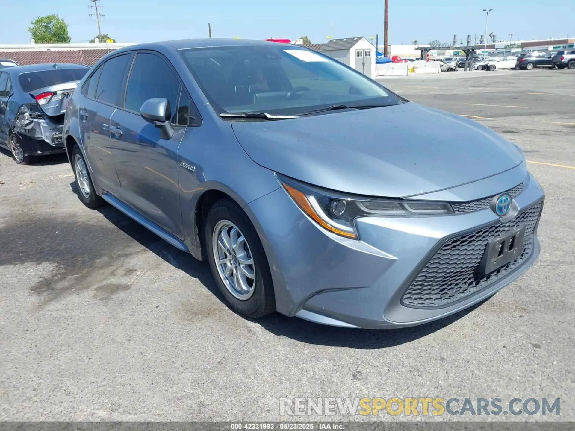 1 fotografías del automóvil dañado JTDEBRBE1LJ022312 TOYOTA COROLLA 2020
