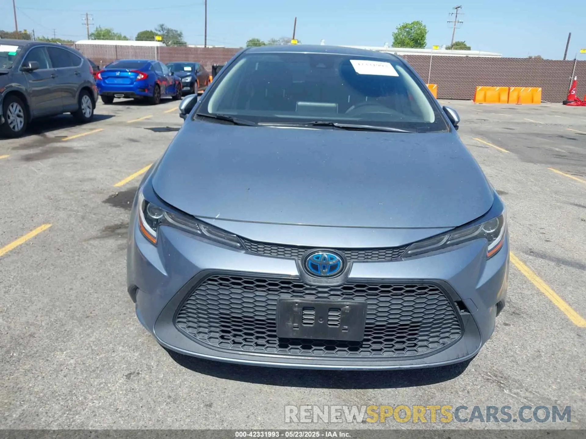 12 fotografías del automóvil dañado JTDEBRBE1LJ022312 TOYOTA COROLLA 2020