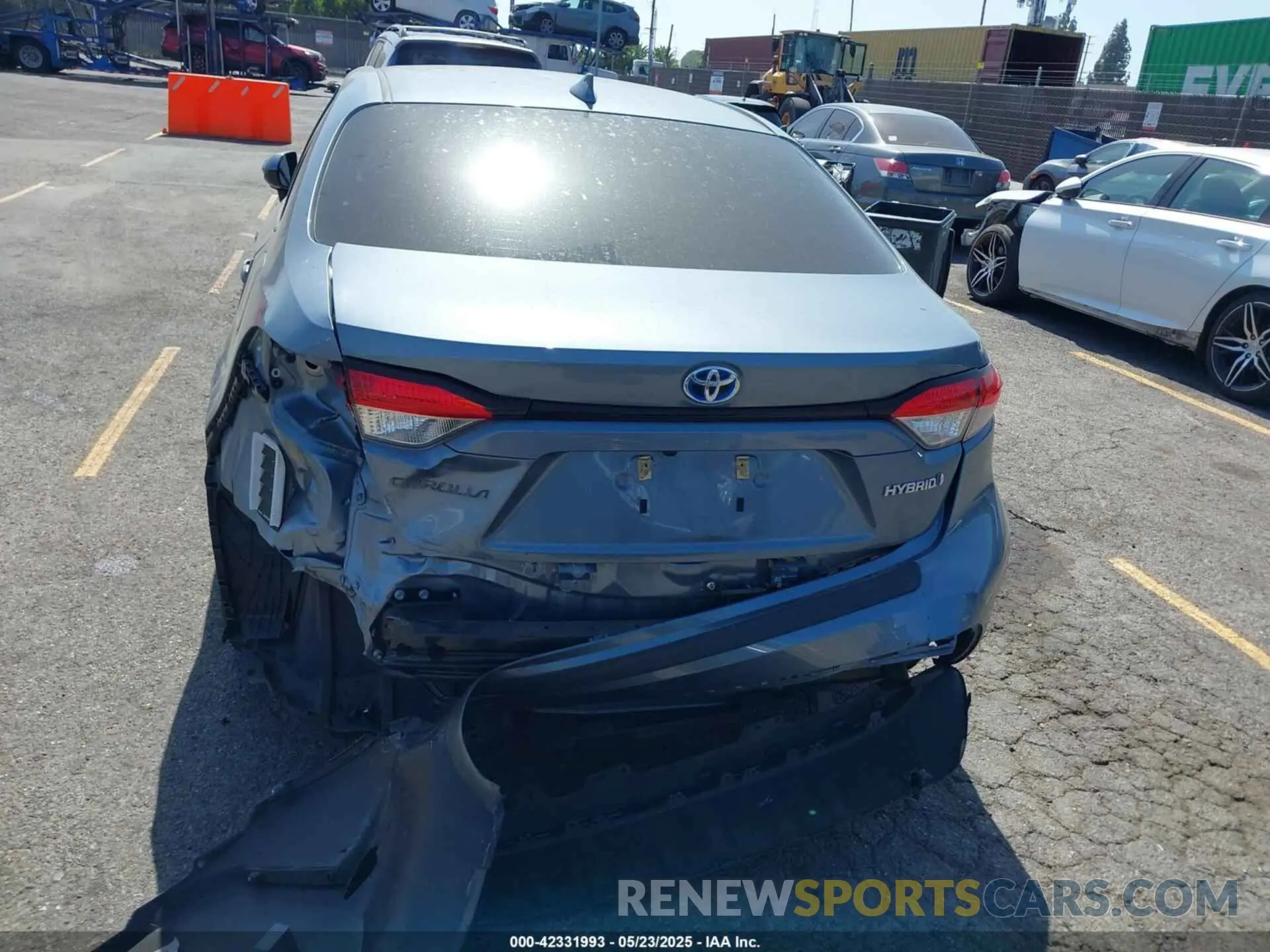 16 fotografías del automóvil dañado JTDEBRBE1LJ022312 TOYOTA COROLLA 2020