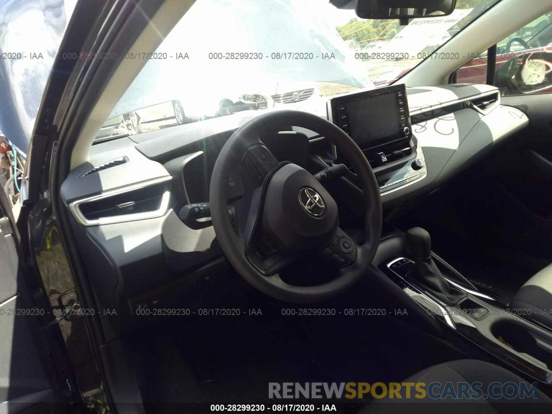 5 fotografías del automóvil dañado JTDEBRBE1LJ024688 TOYOTA COROLLA 2020