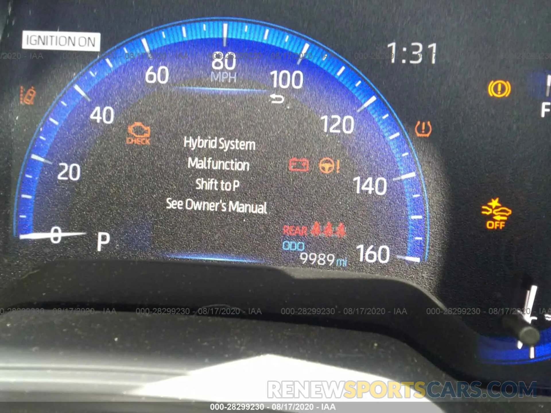 7 fotografías del automóvil dañado JTDEBRBE1LJ024688 TOYOTA COROLLA 2020