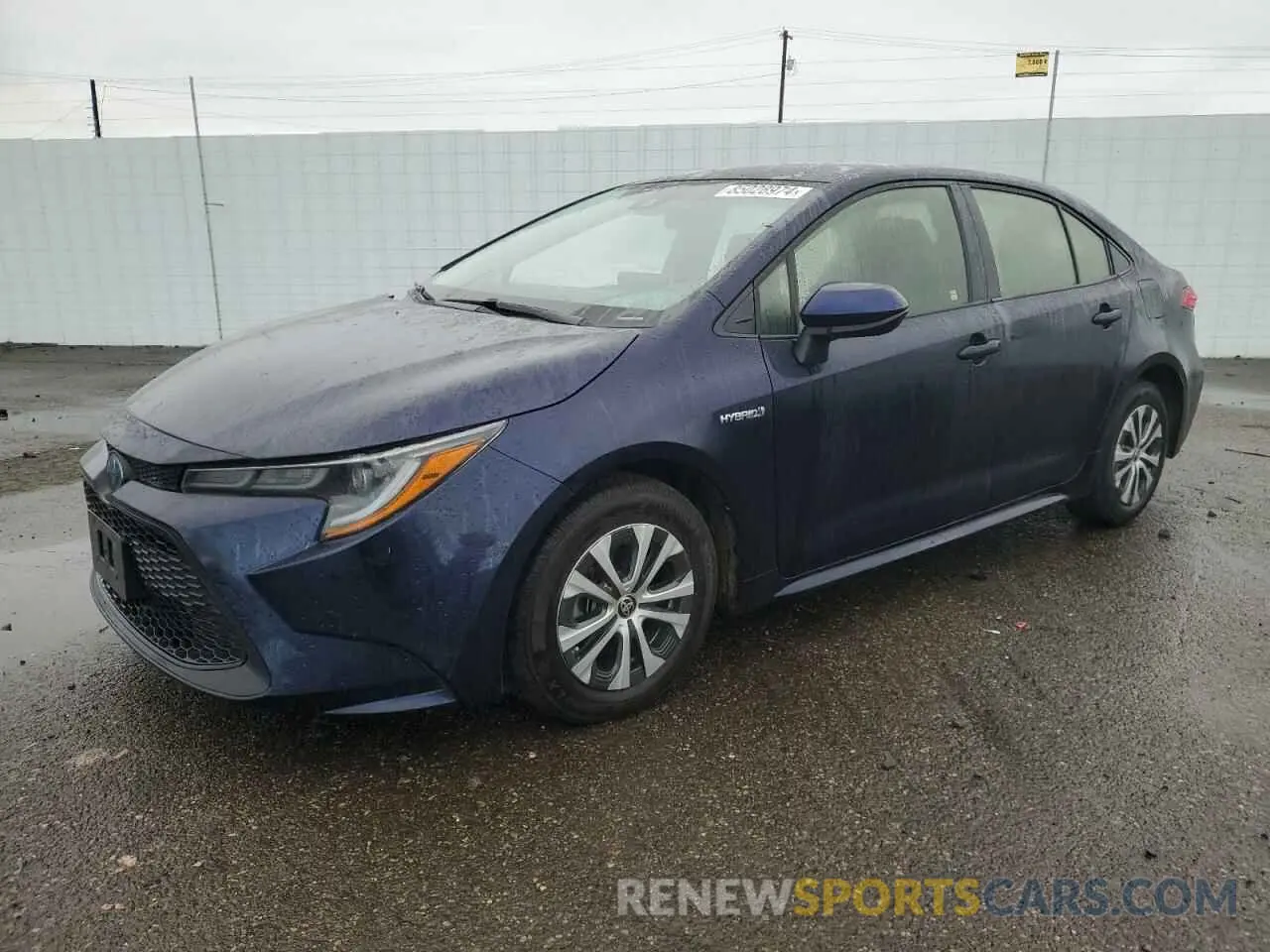 1 fotografías del automóvil dañado JTDEBRBE1LJ030734 TOYOTA COROLLA 2020