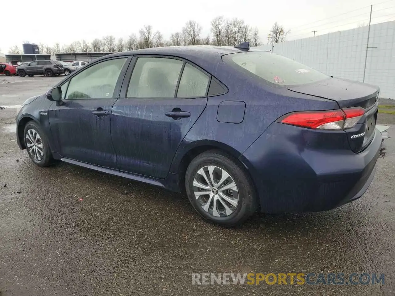 2 fotografías del automóvil dañado JTDEBRBE1LJ030734 TOYOTA COROLLA 2020