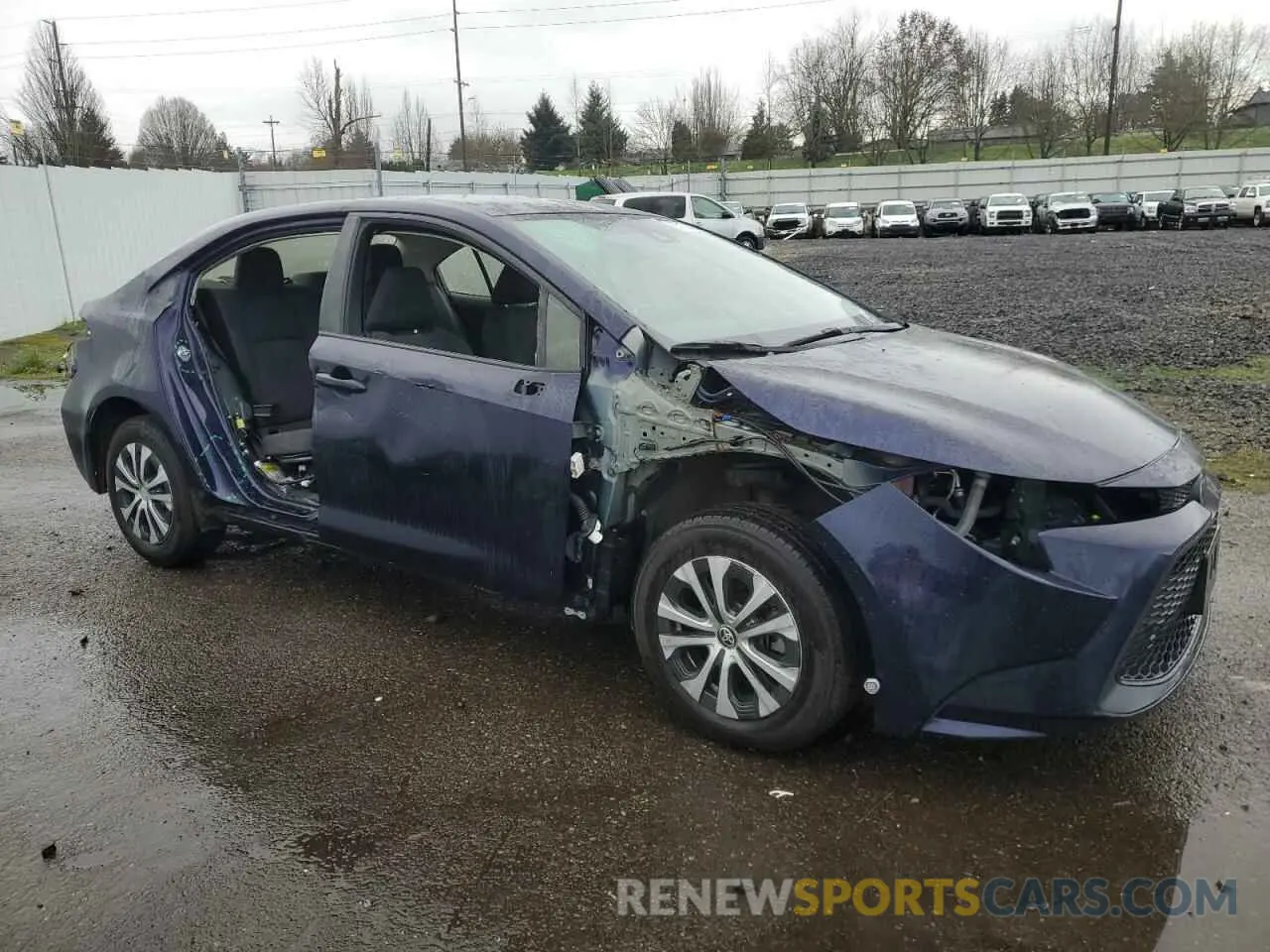 4 fotografías del automóvil dañado JTDEBRBE1LJ030734 TOYOTA COROLLA 2020