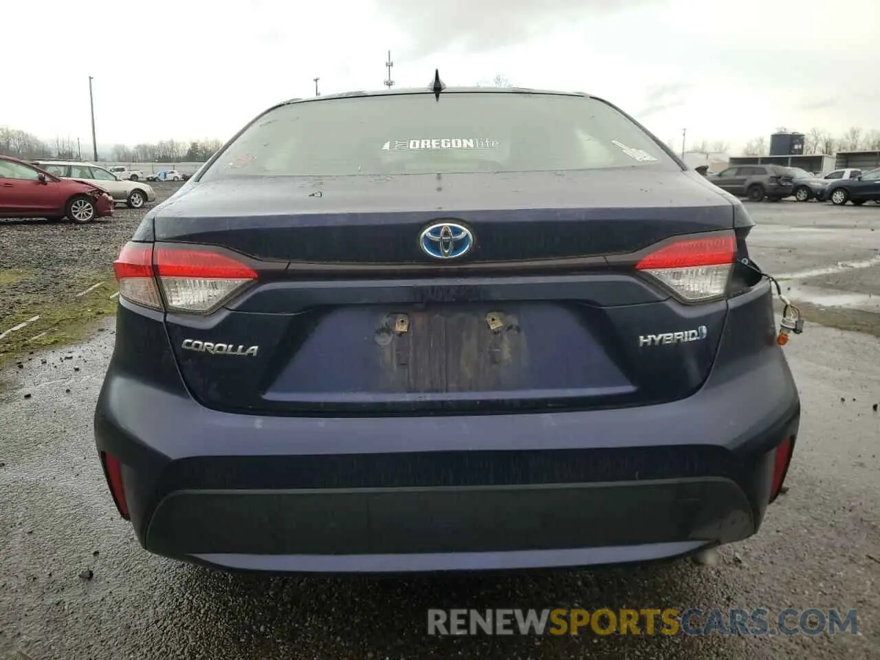 6 fotografías del automóvil dañado JTDEBRBE1LJ030734 TOYOTA COROLLA 2020