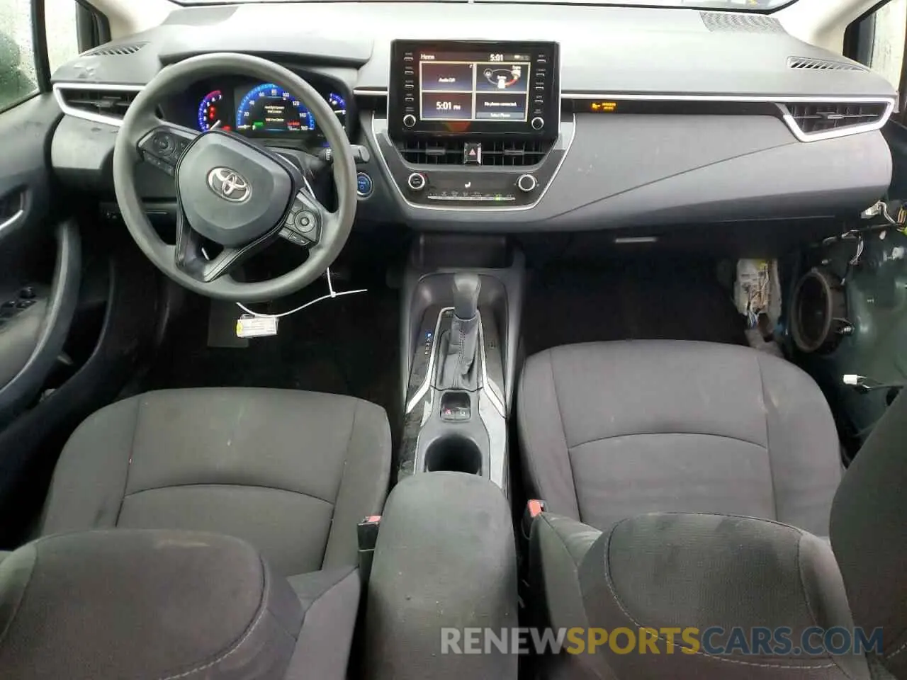 8 fotografías del automóvil dañado JTDEBRBE1LJ030734 TOYOTA COROLLA 2020