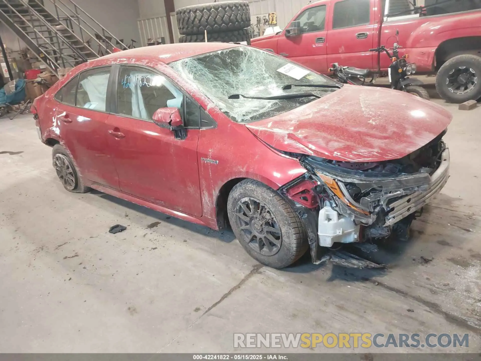 1 fotografías del automóvil dañado JTDEBRBE2LJ006071 TOYOTA COROLLA 2020