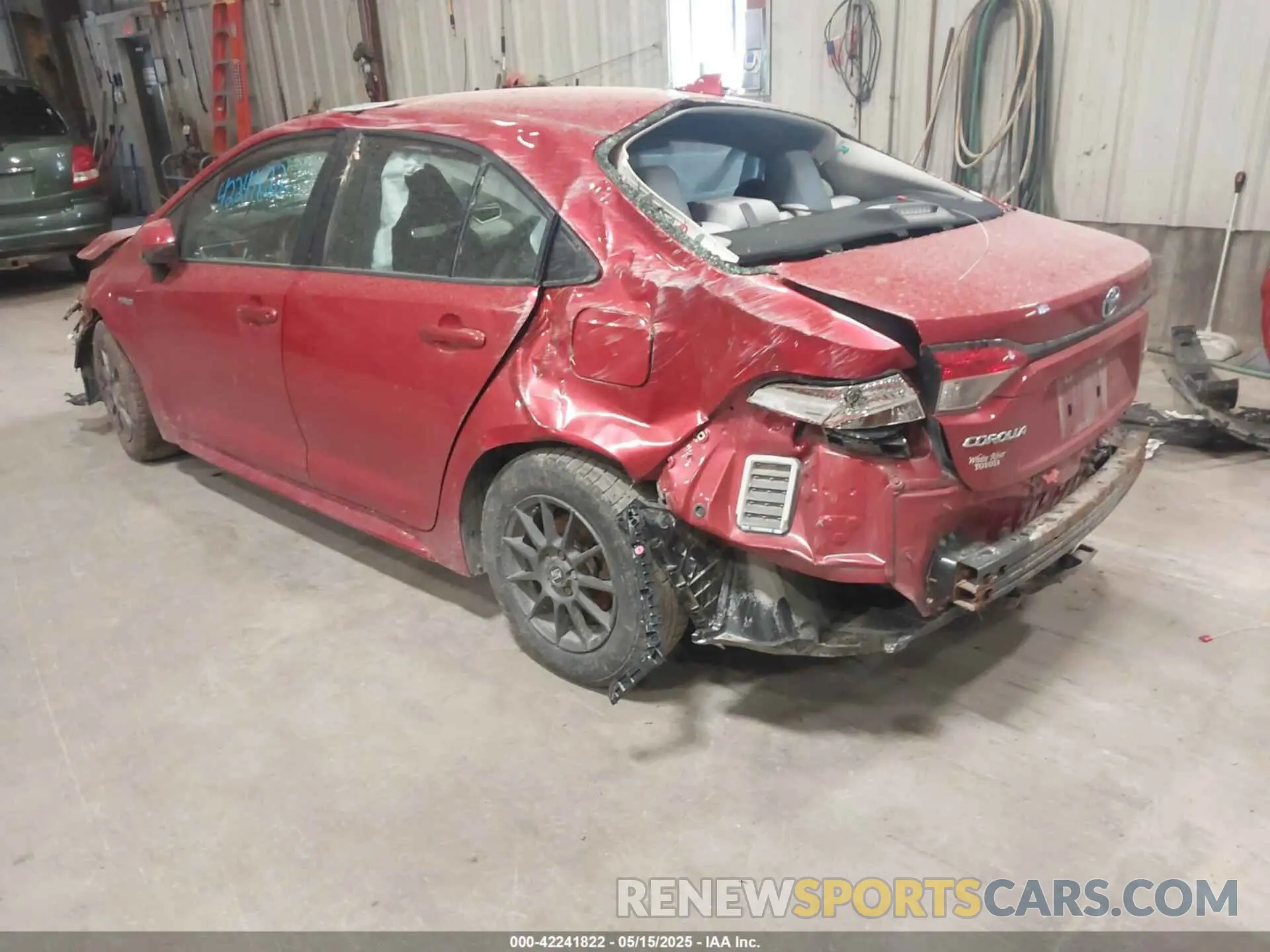 3 fotografías del automóvil dañado JTDEBRBE2LJ006071 TOYOTA COROLLA 2020