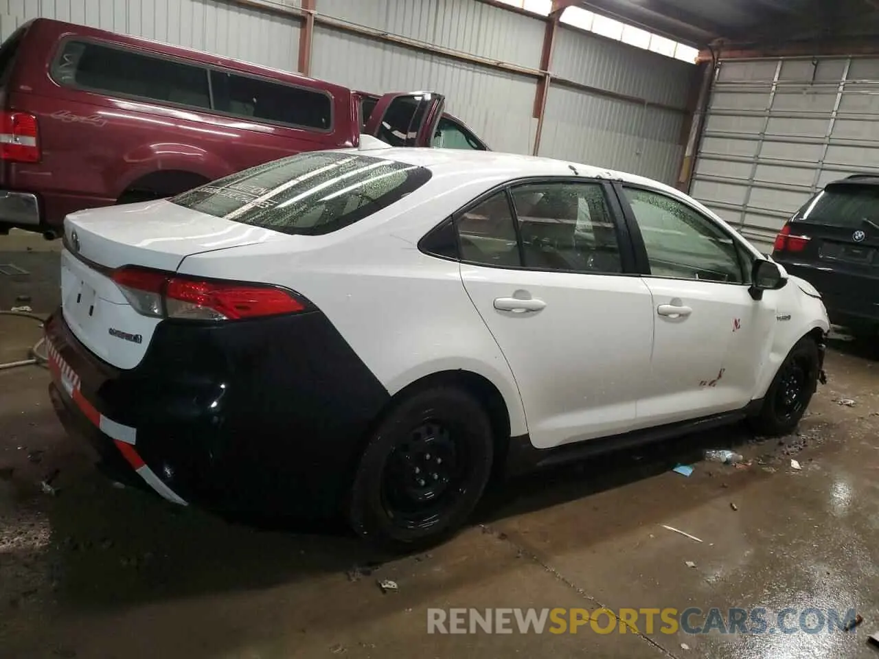 3 fotografías del automóvil dañado JTDEBRBE2LJ013148 TOYOTA COROLLA 2020