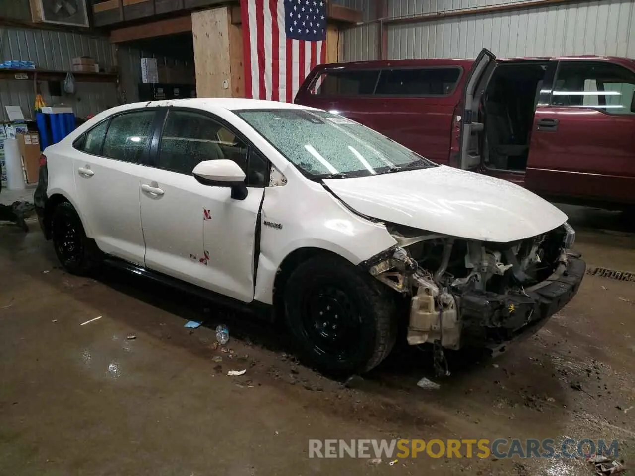 4 fotografías del automóvil dañado JTDEBRBE2LJ013148 TOYOTA COROLLA 2020