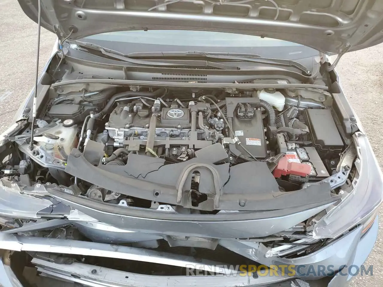 11 fotografías del automóvil dañado JTDEBRBE2LJ017250 TOYOTA COROLLA 2020