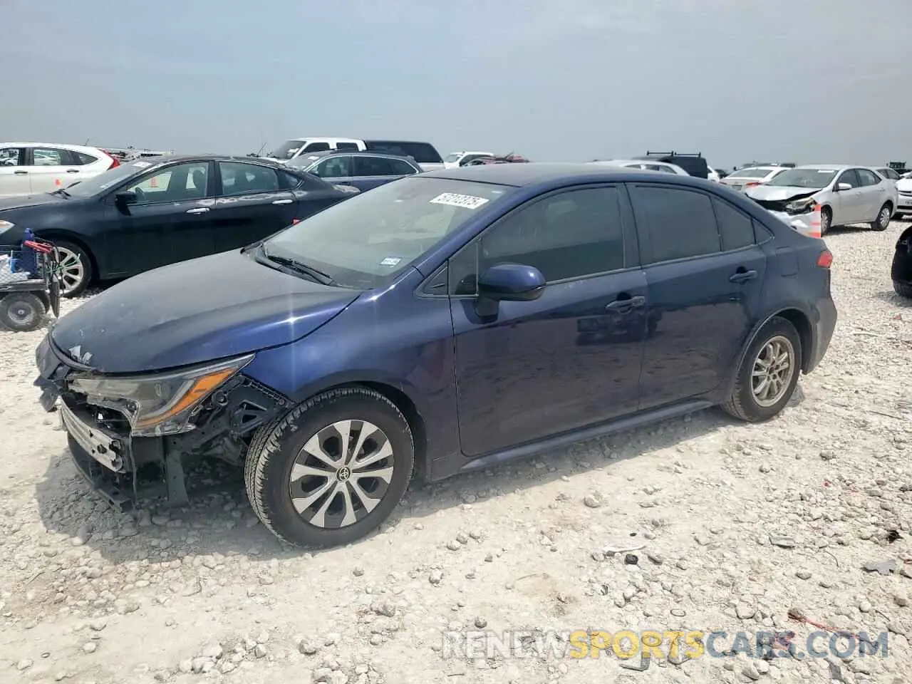 1 fotografías del automóvil dañado JTDEBRBE2LJ023758 TOYOTA COROLLA 2020