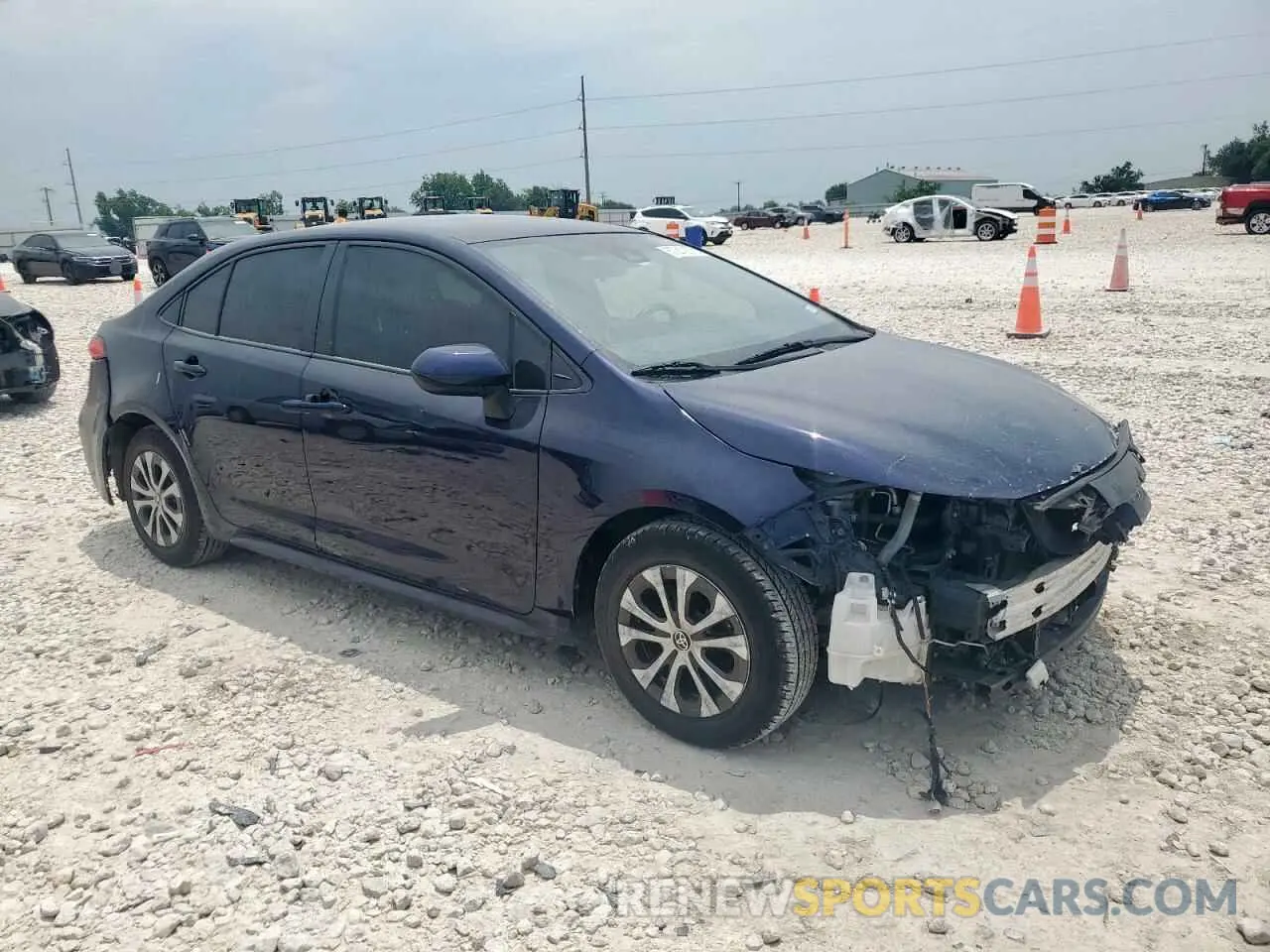 4 fotografías del automóvil dañado JTDEBRBE2LJ023758 TOYOTA COROLLA 2020