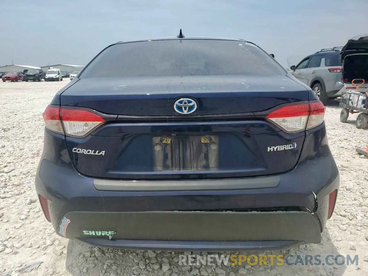 6 fotografías del automóvil dañado JTDEBRBE2LJ023758 TOYOTA COROLLA 2020
