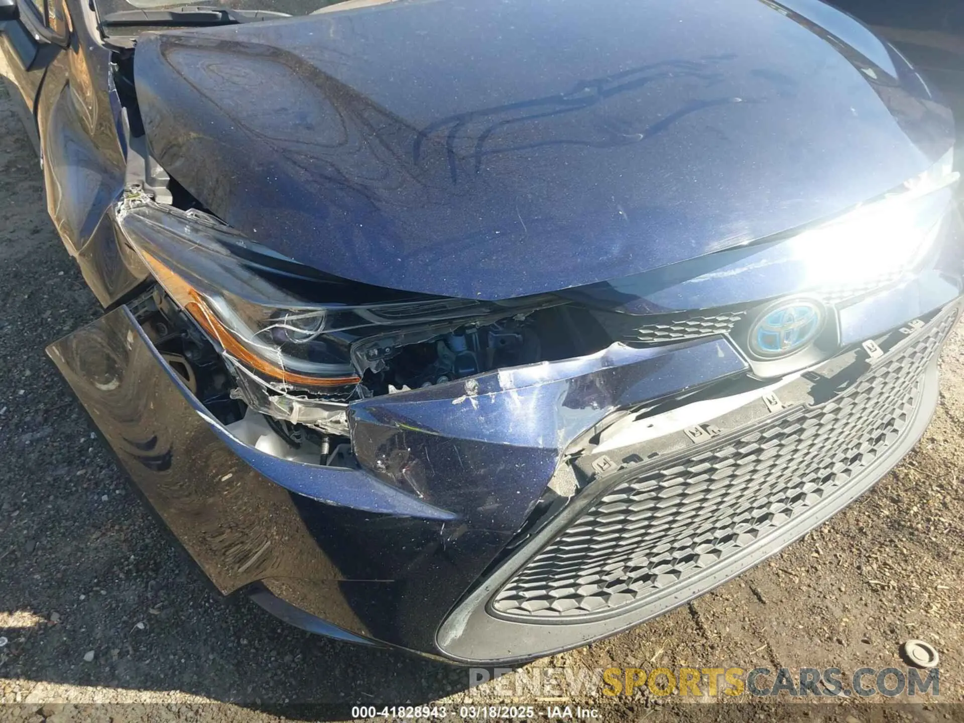 6 fotografías del automóvil dañado JTDEBRBE2LJ028118 TOYOTA COROLLA 2020