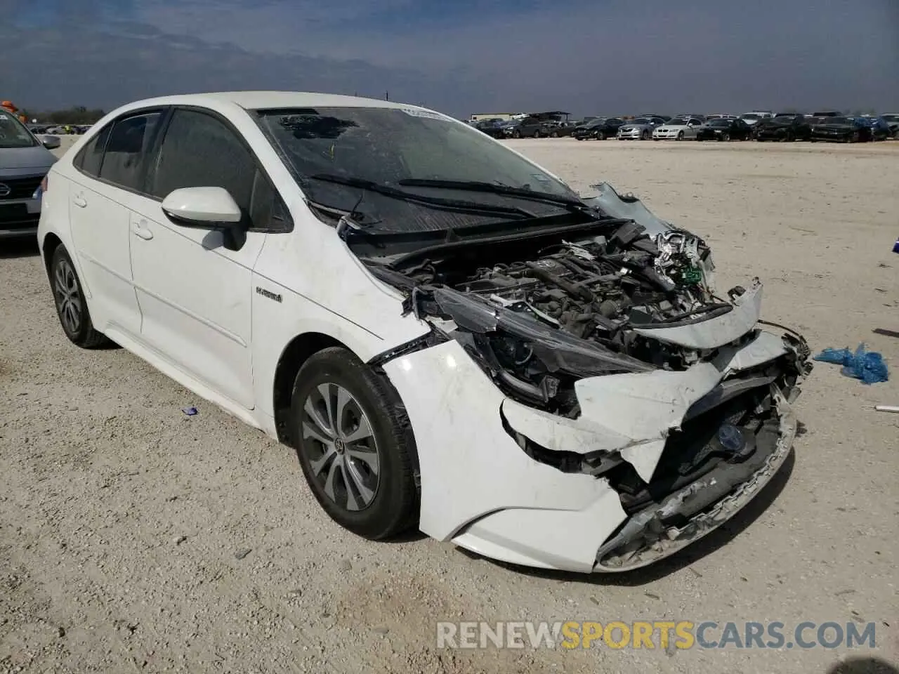 1 fotografías del automóvil dañado JTDEBRBE3LJ002238 TOYOTA COROLLA 2020