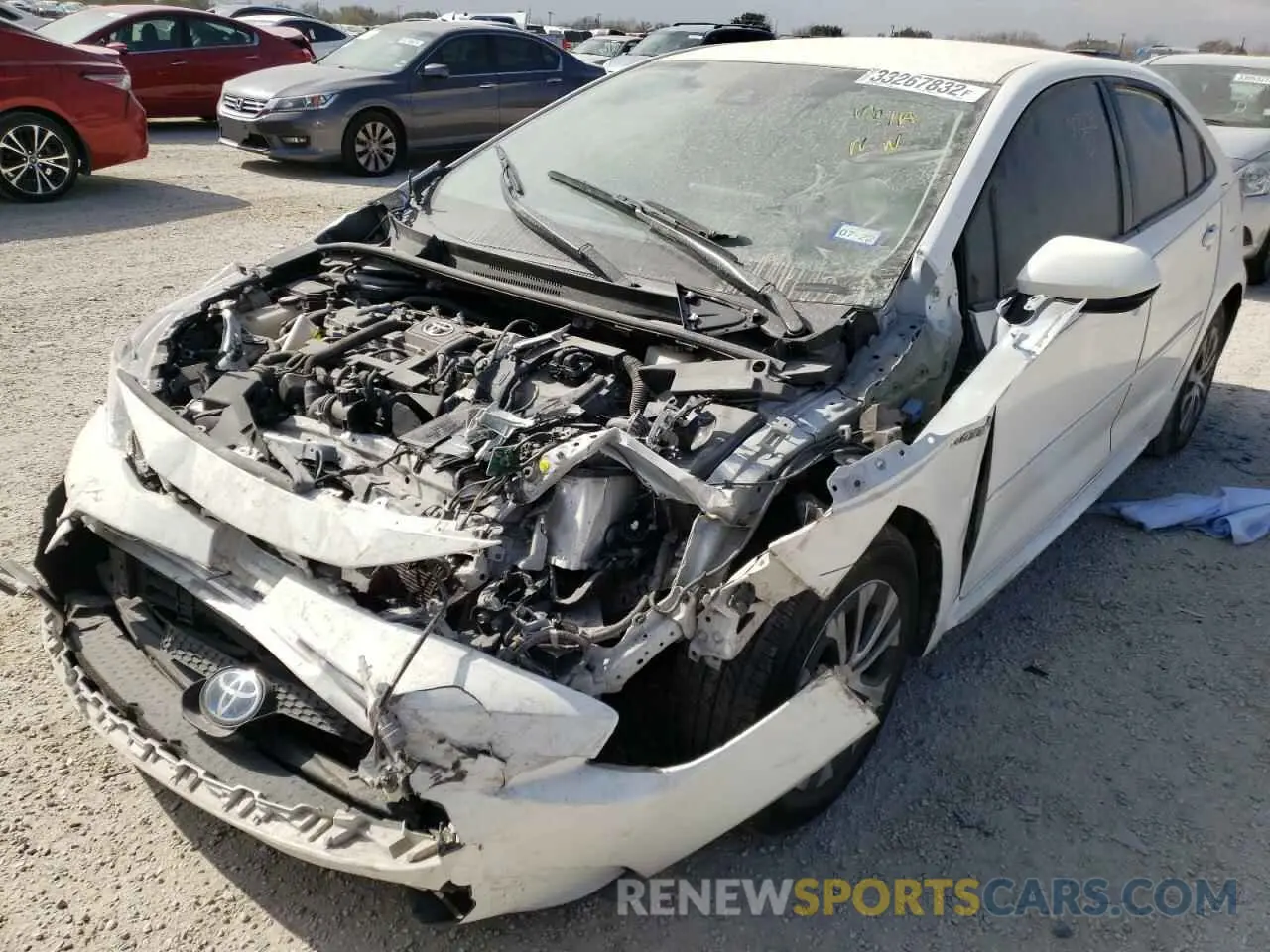 9 fotografías del automóvil dañado JTDEBRBE3LJ002238 TOYOTA COROLLA 2020