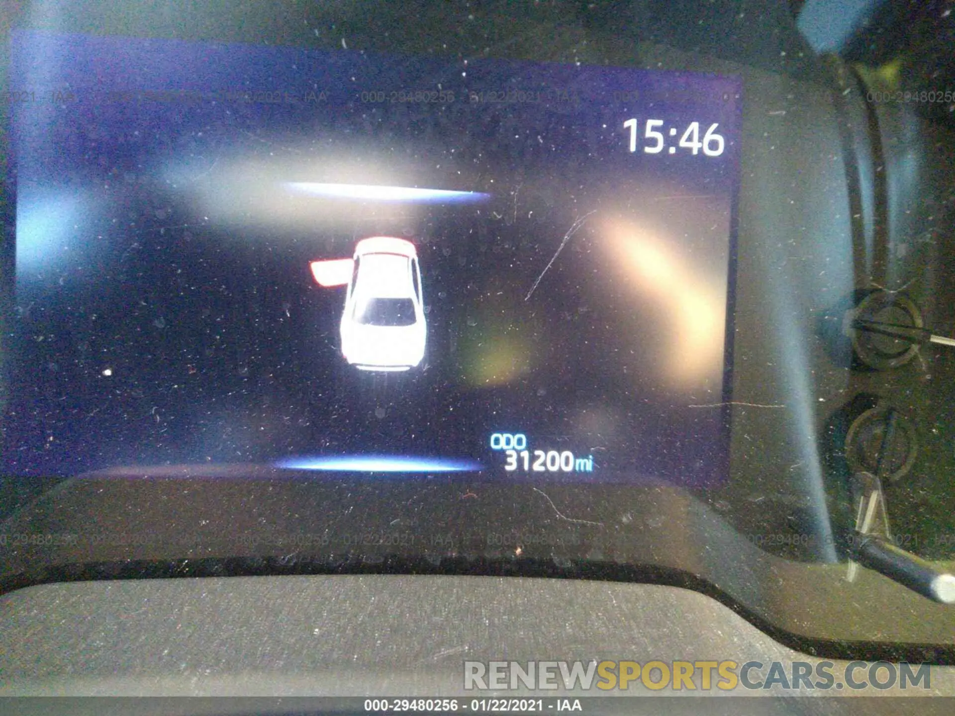 7 fotografías del automóvil dañado JTDEBRBE3LJ008413 TOYOTA COROLLA 2020