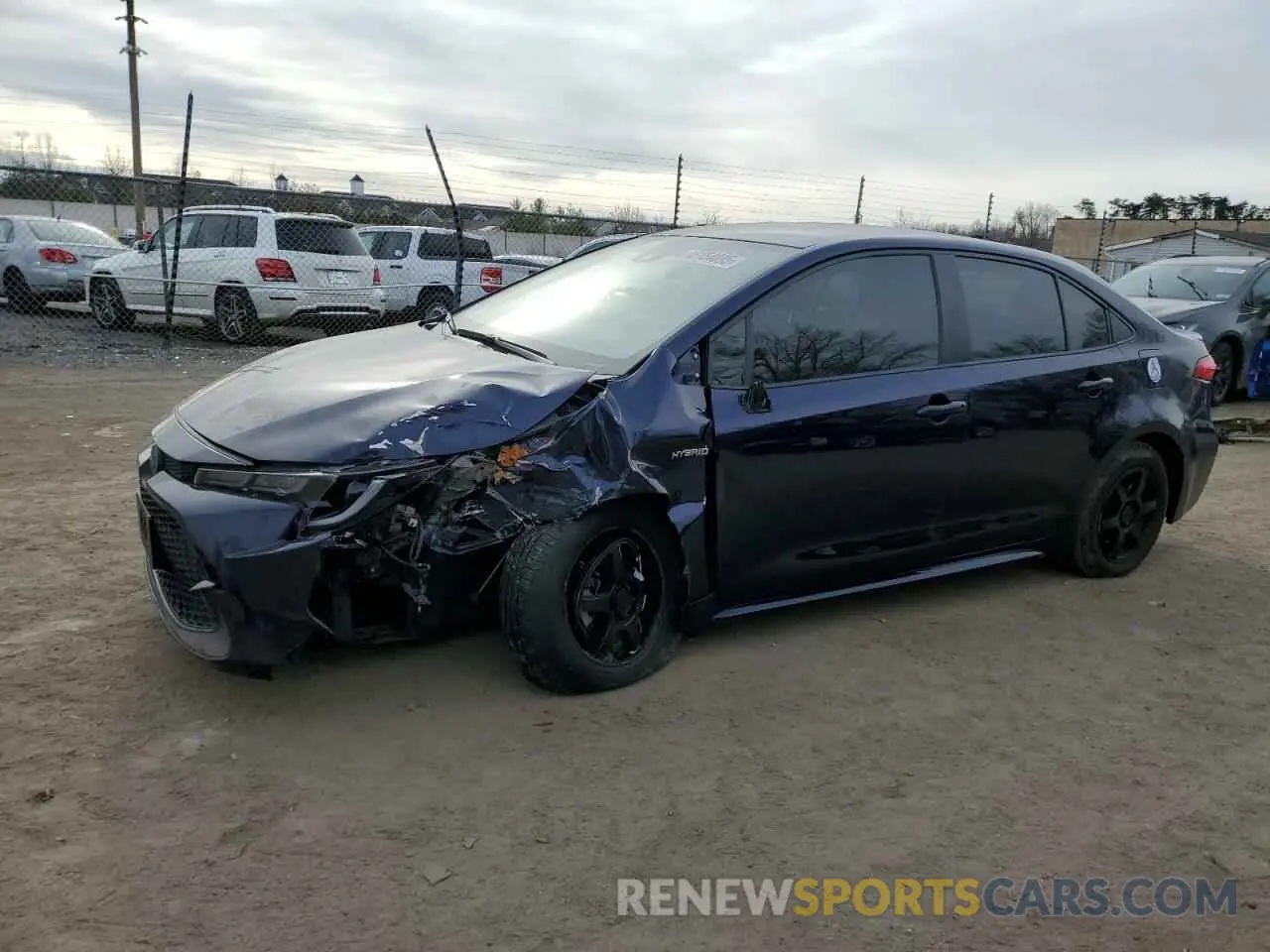 1 fotografías del automóvil dañado JTDEBRBE3LJ009822 TOYOTA COROLLA 2020