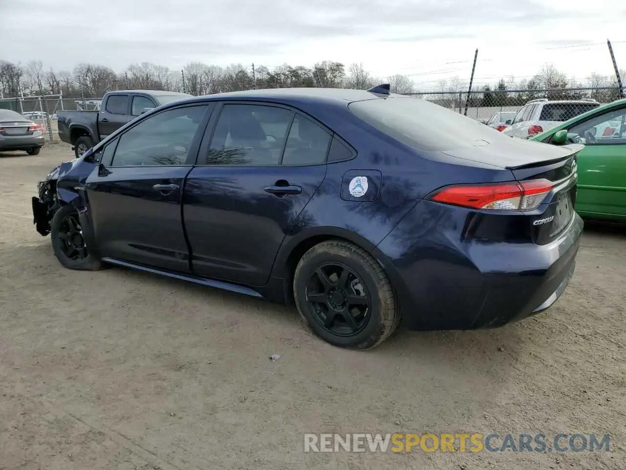 2 fotografías del automóvil dañado JTDEBRBE3LJ009822 TOYOTA COROLLA 2020