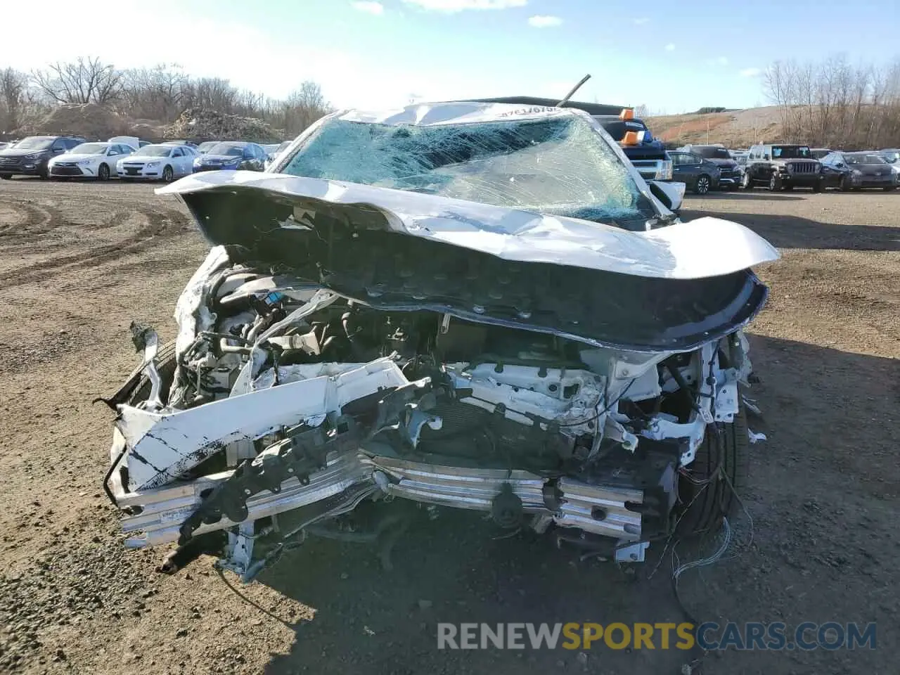 5 fotografías del automóvil dañado JTDEBRBE3LJ019718 TOYOTA COROLLA 2020