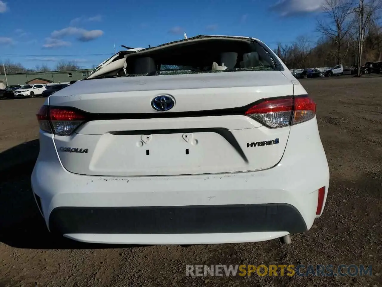6 fotografías del automóvil dañado JTDEBRBE3LJ019718 TOYOTA COROLLA 2020