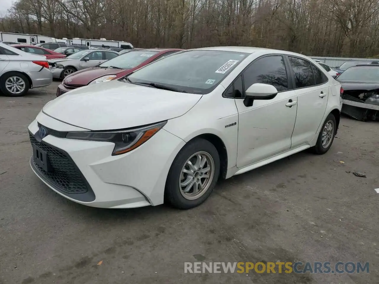 1 fotografías del automóvil dañado JTDEBRBE4LJ002331 TOYOTA COROLLA 2020