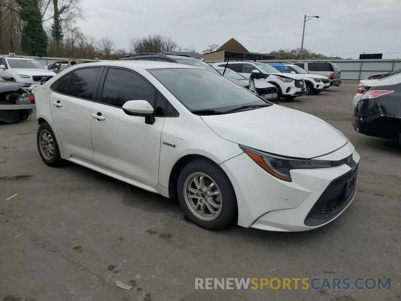 4 fotografías del automóvil dañado JTDEBRBE4LJ002331 TOYOTA COROLLA 2020