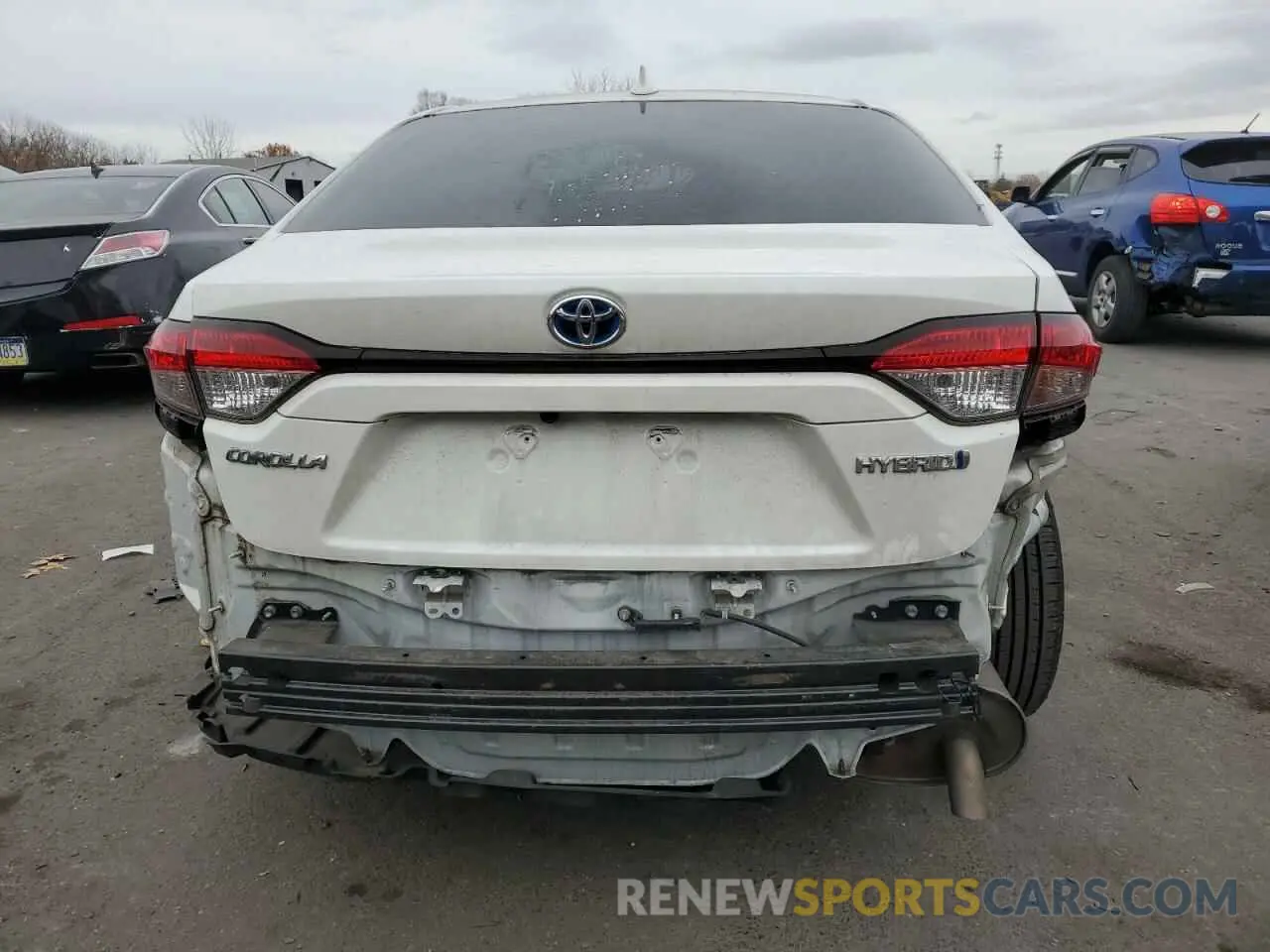 6 fotografías del automóvil dañado JTDEBRBE4LJ002331 TOYOTA COROLLA 2020