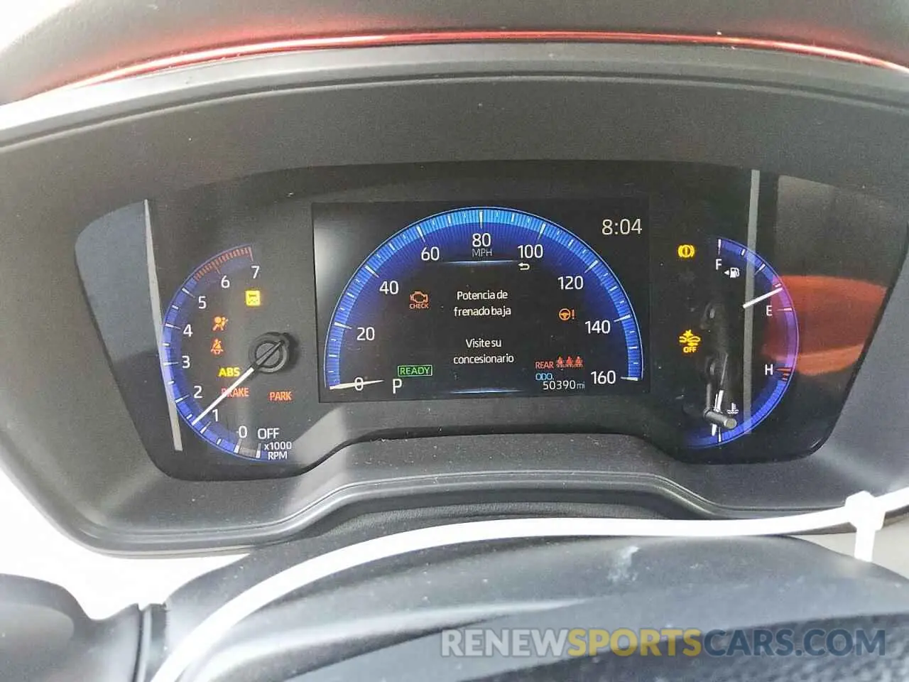 9 fotografías del automóvil dañado JTDEBRBE4LJ010655 TOYOTA COROLLA 2020
