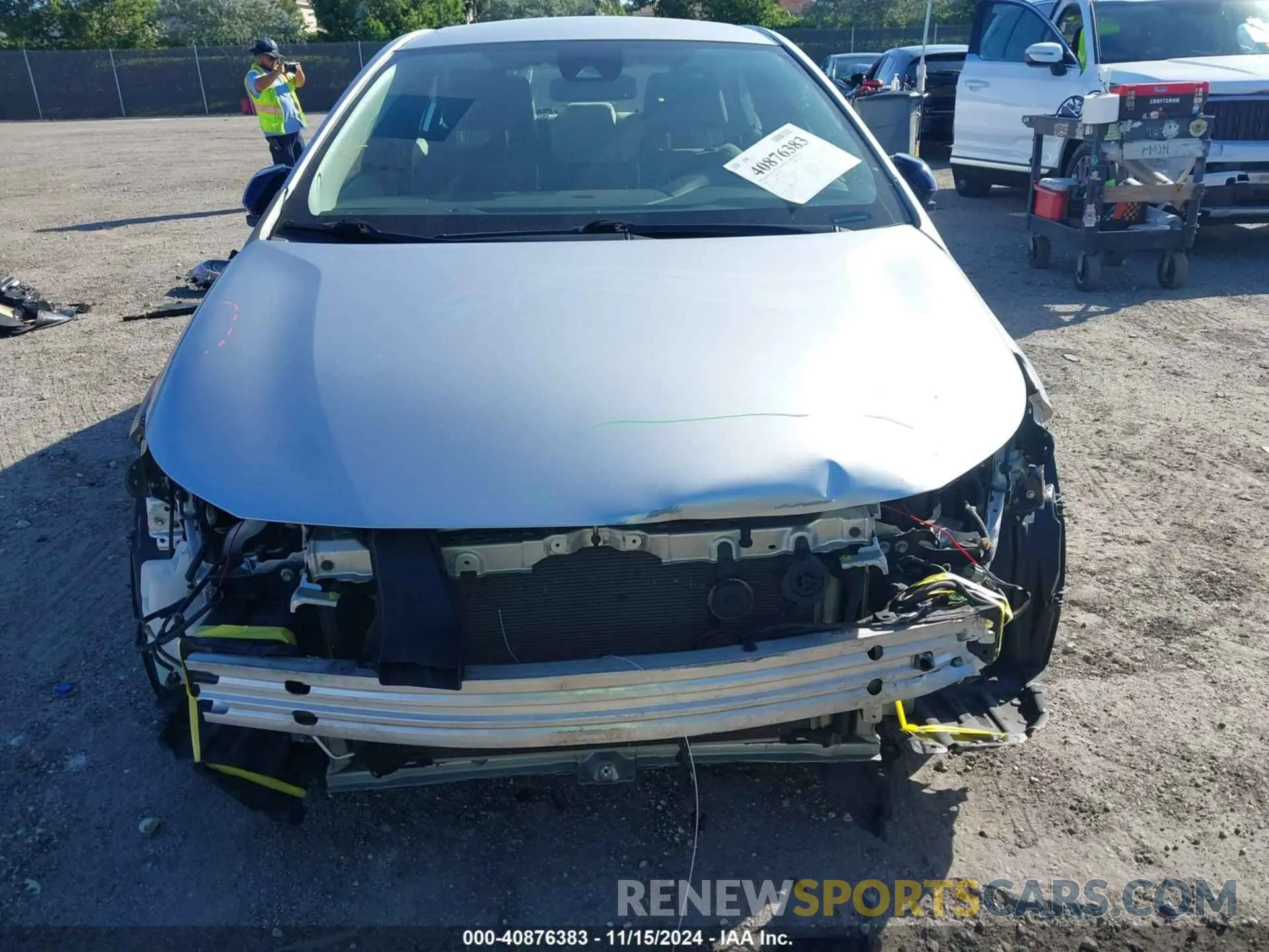 6 fotografías del automóvil dañado JTDEBRBE4LJ010767 TOYOTA COROLLA 2020