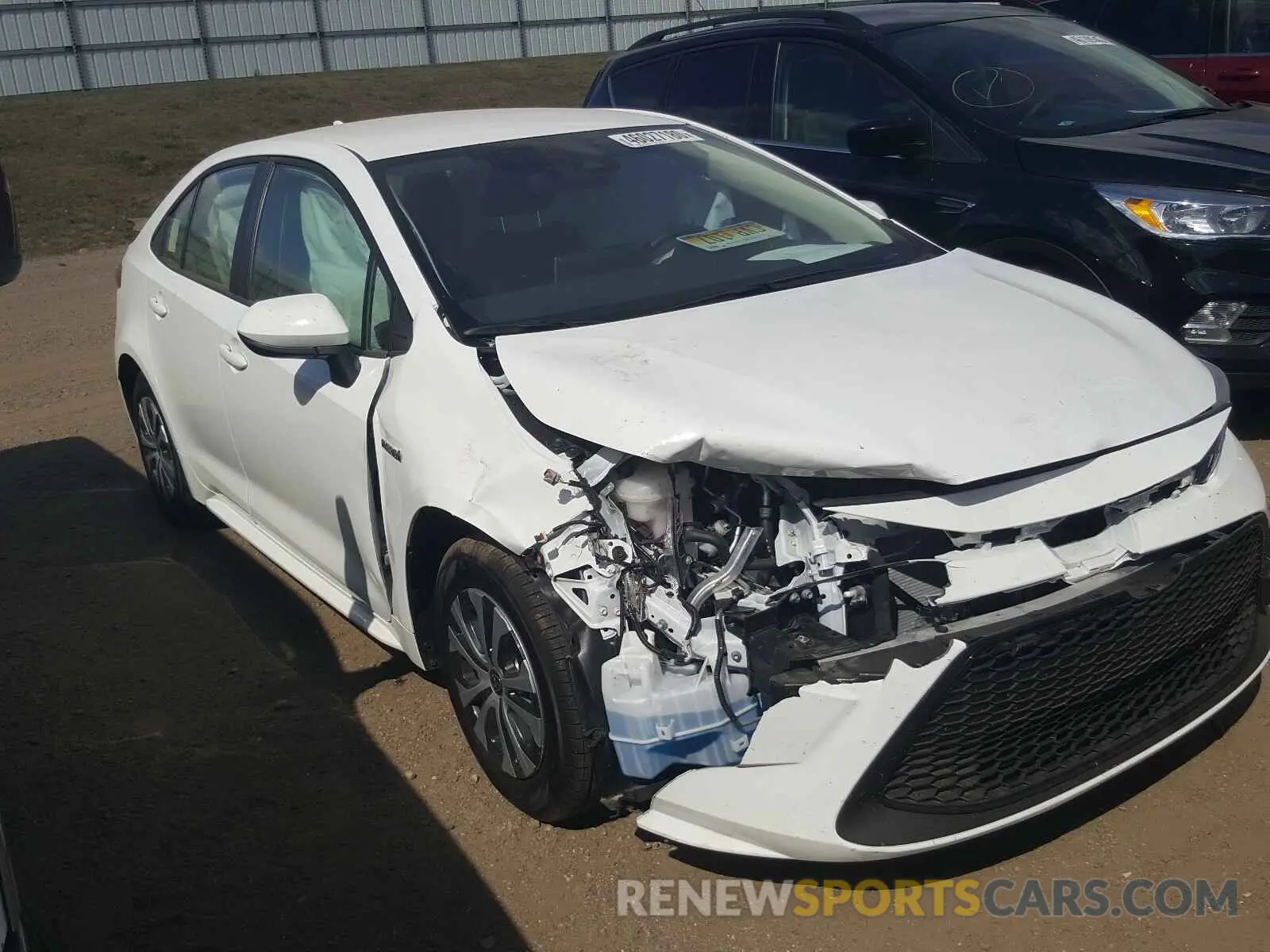 1 fotografías del automóvil dañado JTDEBRBE4LJ011224 TOYOTA COROLLA 2020