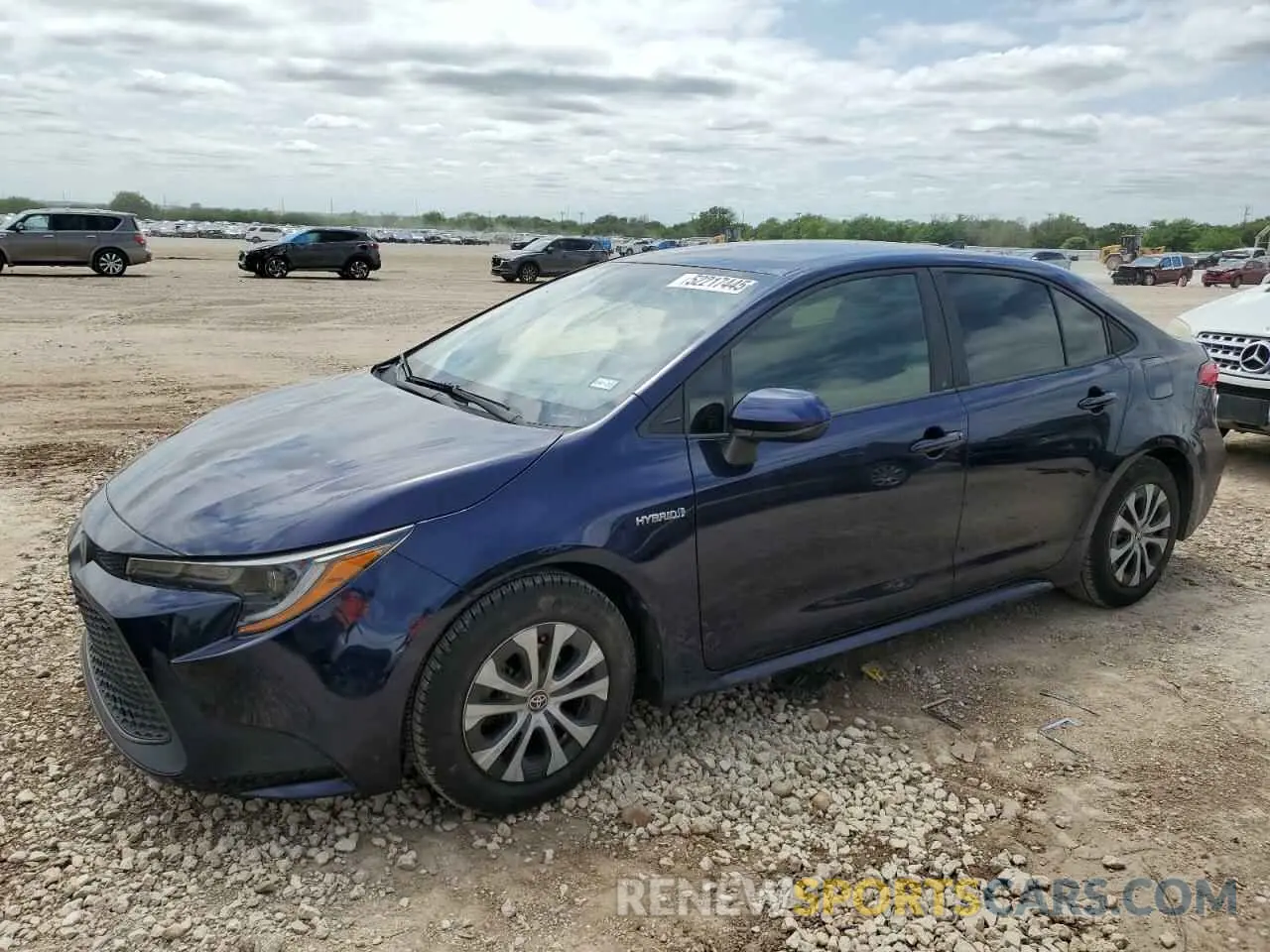 1 fotografías del automóvil dañado JTDEBRBE4LJ015497 TOYOTA COROLLA 2020