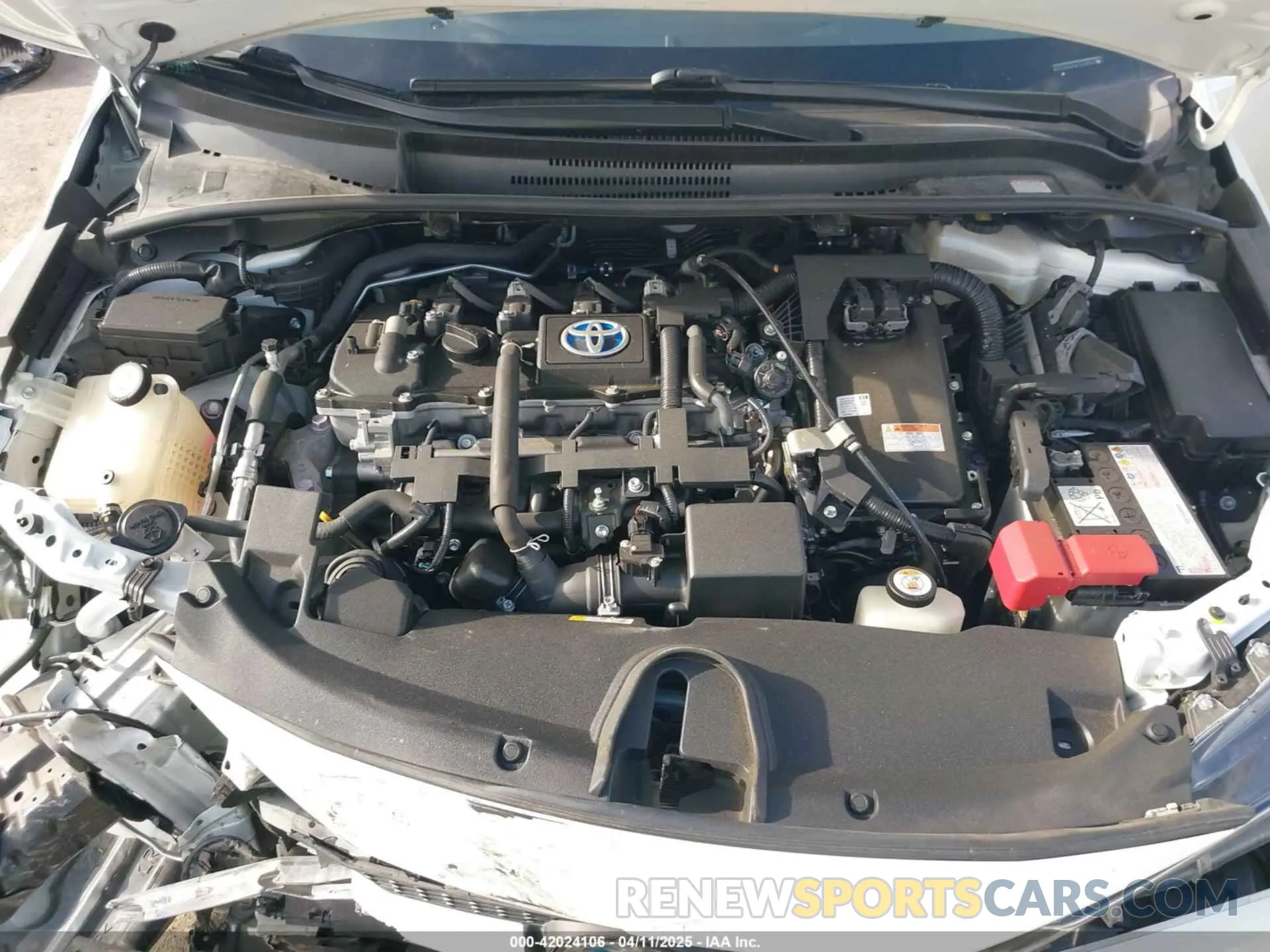 10 fotografías del automóvil dañado JTDEBRBE4LJ019579 TOYOTA COROLLA 2020