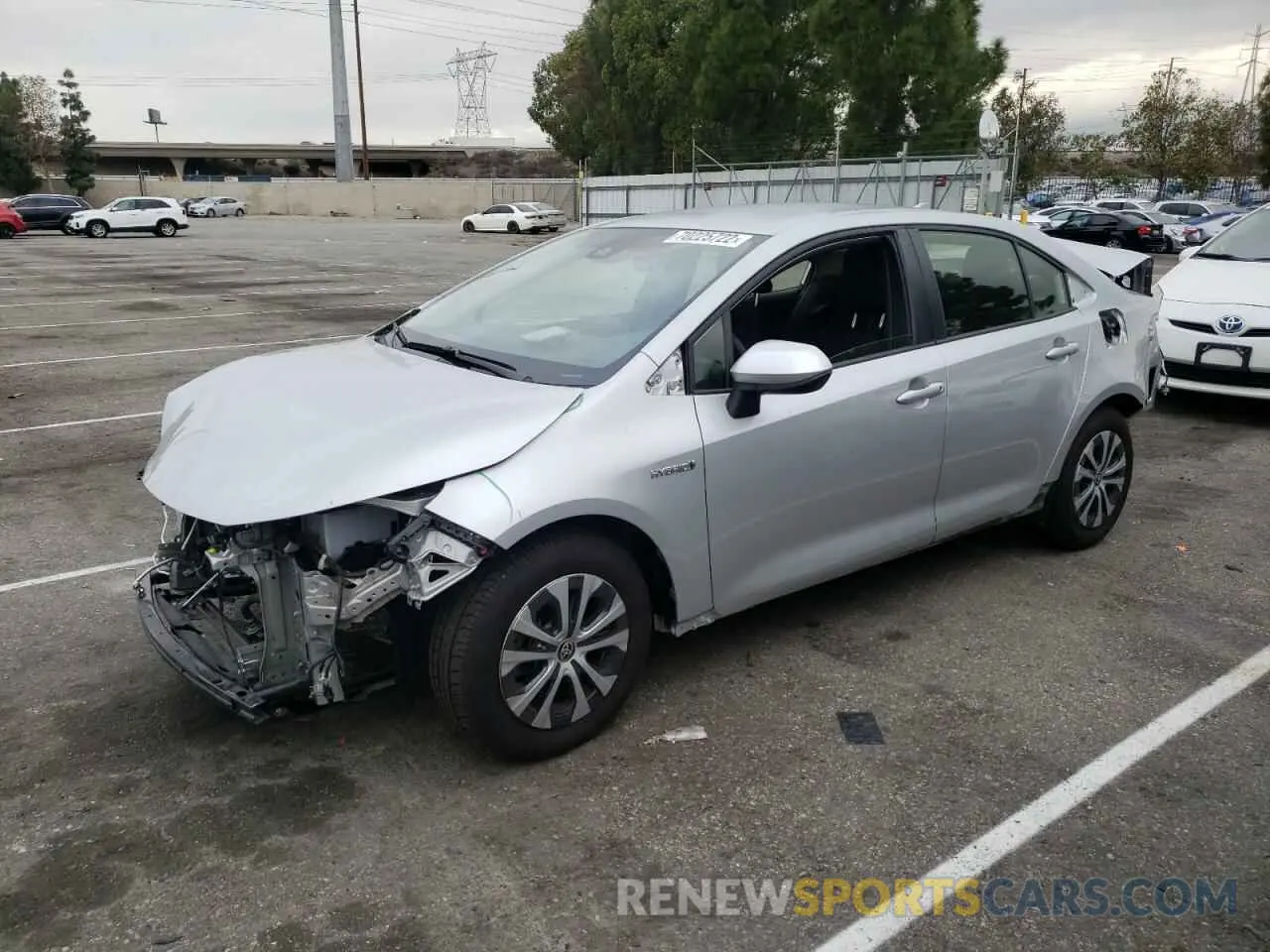 1 fotografías del automóvil dañado JTDEBRBE4LJ022739 TOYOTA COROLLA 2020