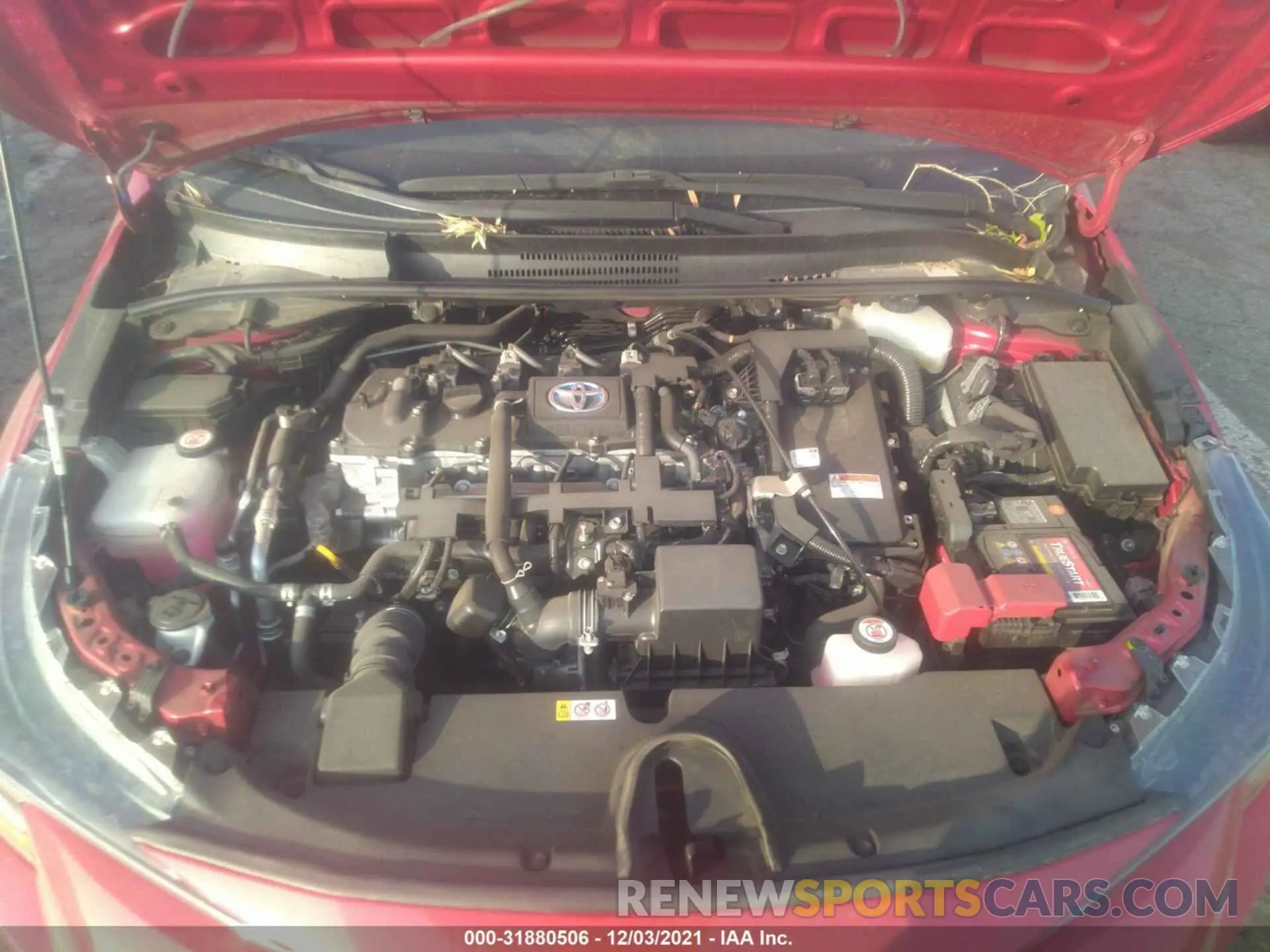 10 fotografías del automóvil dañado JTDEBRBE4LJ028802 TOYOTA COROLLA 2020