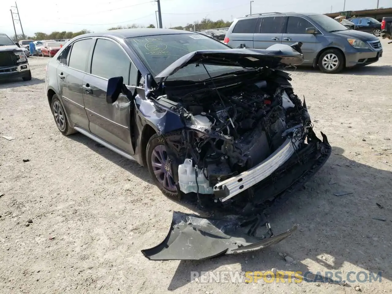 1 fotografías del automóvil dañado JTDEBRBE4LJ030162 TOYOTA COROLLA 2020