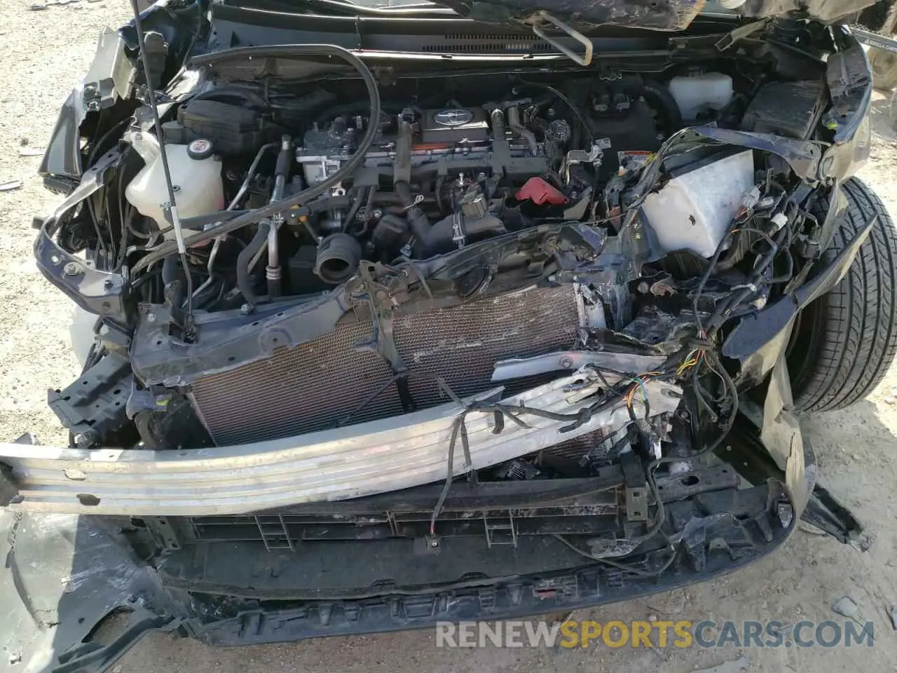 9 fotografías del automóvil dañado JTDEBRBE4LJ030162 TOYOTA COROLLA 2020