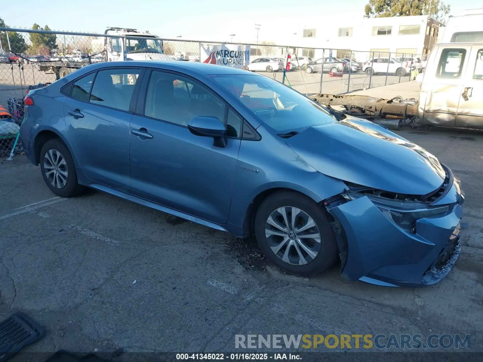1 fotografías del automóvil dañado JTDEBRBE5LJ002158 TOYOTA COROLLA 2020