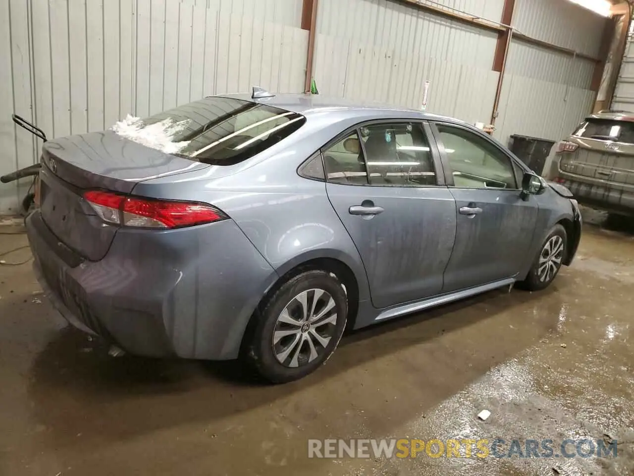 3 fotografías del automóvil dañado JTDEBRBE5LJ009384 TOYOTA COROLLA 2020
