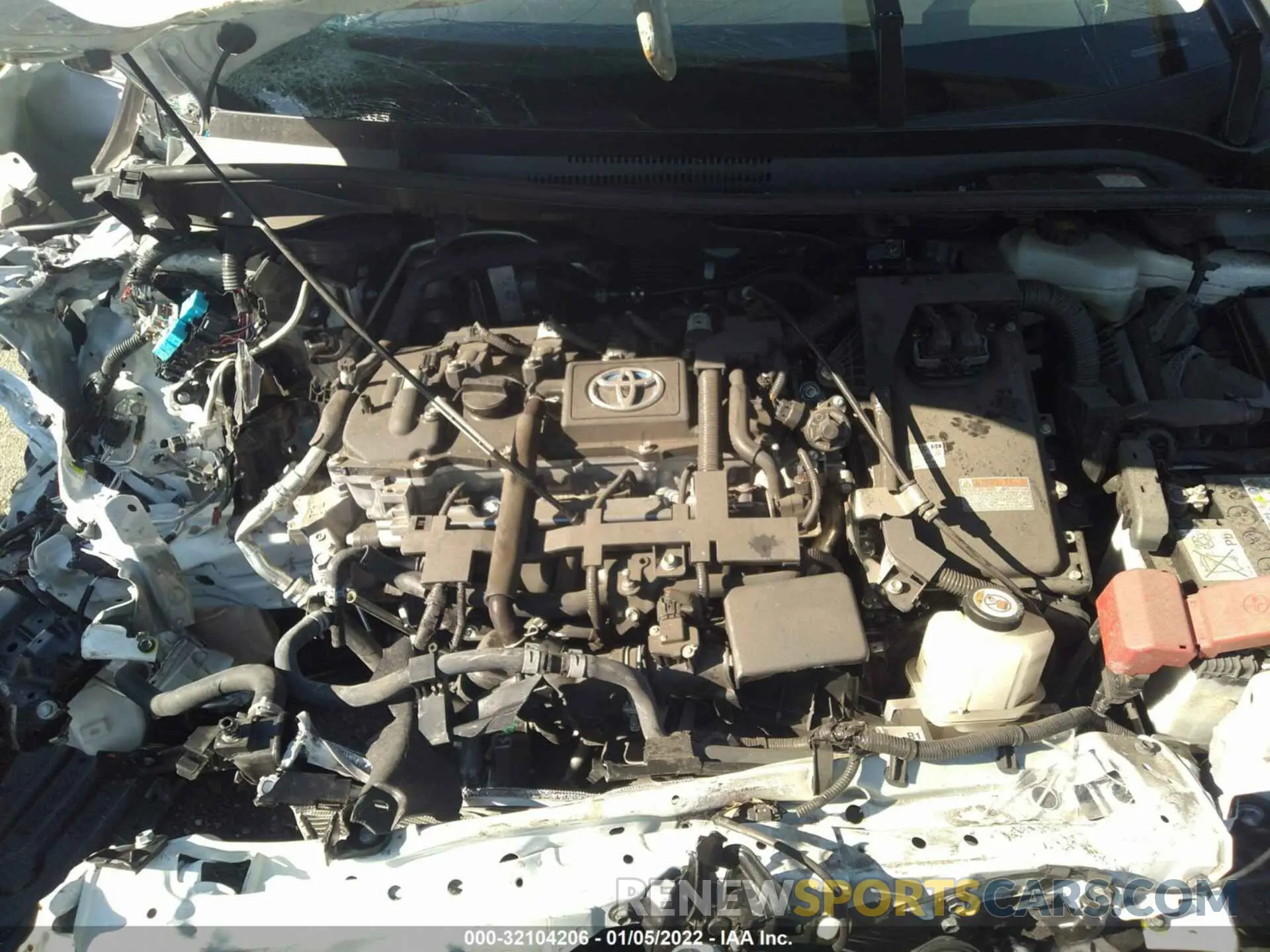 10 fotografías del automóvil dañado JTDEBRBE5LJ017047 TOYOTA COROLLA 2020