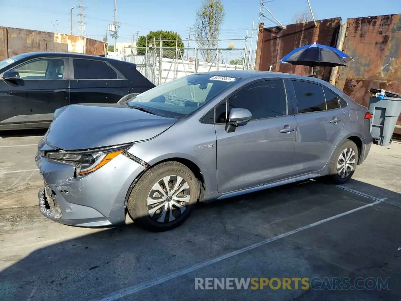 1 fotografías del automóvil dañado JTDEBRBE5LJ019123 TOYOTA COROLLA 2020