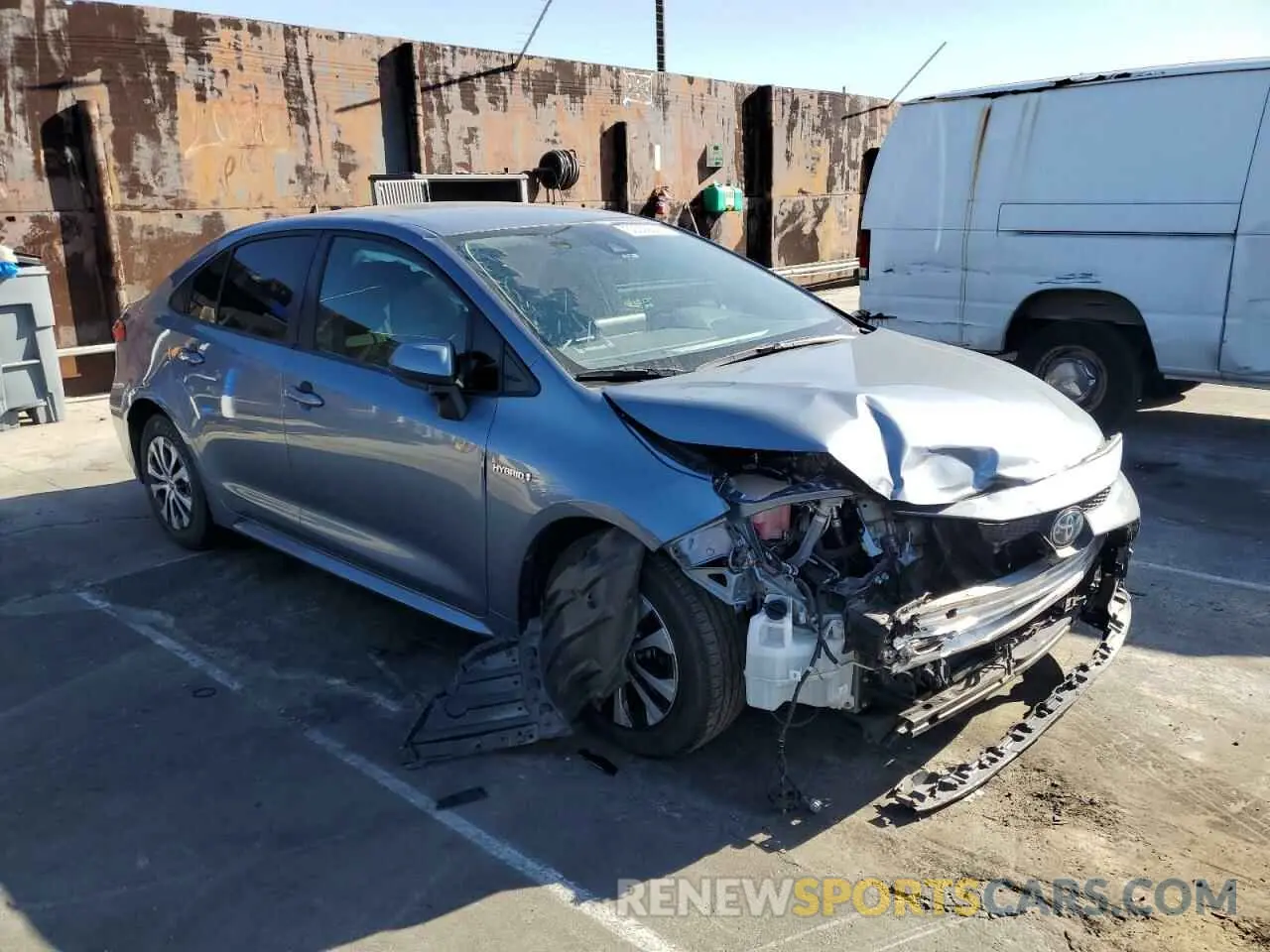 4 fotografías del automóvil dañado JTDEBRBE5LJ019123 TOYOTA COROLLA 2020